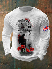 Men's Remembrance Day Waffle Top
