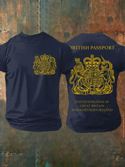 Men's British Printed T-shirt