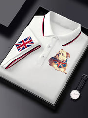 Men's Vintage England Flag Casual Shirt