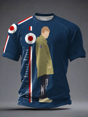 Herren UK Mod Musikliebhaber bedrucktes T-Shirt