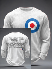 Herren Modfather UK Music Mods Liebhaber Waffel Langarm-T-Shirt