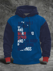 Herren UK Mods Musikliebhaber Oversized Hoodie mit überschnittenen Schultern und Taschen