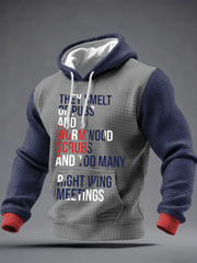 Herren UK Mods Musikliebhaber Karierter Baumwoll-Hoodie