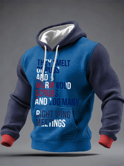 Herren UK Mods Musikliebhaber Karierter Baumwoll-Hoodie