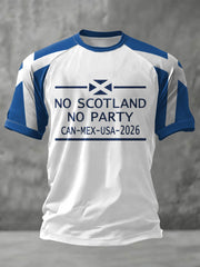 Unisex UK Football Lover Schottland Wir kommen 2026 Bedrucktes T-Shirt