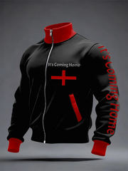Unisex UK Fußballliebhaber England It's Coming Home 2026 Bedrucktes Oberteil