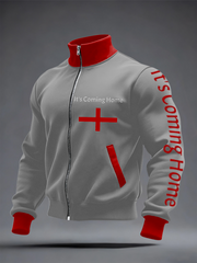 Unisex UK Fußballliebhaber England It's Coming Home 2026 Bedrucktes Oberteil