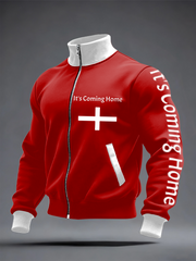 Unisex UK Fußballliebhaber England It's Coming Home 2026 Bedrucktes Oberteil