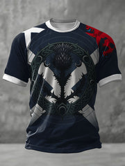 Unisex Schottland Wir kommen 2026 Fußballfan bedrucktes T-Shirt