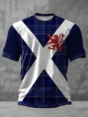 Unisex Schottland Wir Kommen 2026 Fußballliebhaber Bedrucktes T-Shirt