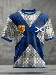 Unisex Schottland Wir kommen 2026 Fußballfan bedrucktes T-Shirt