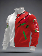 Unisex St. David's Day Wales Stolz bedruckter Mantel