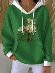 Bedruckter Damen-Kapuzenpullover „St. David's Day Wales Proud“