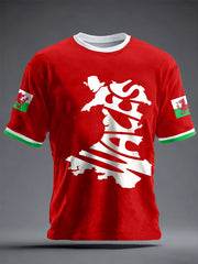 Unisex T-Shirt mit Aufdruck „St. David's Day Wales Proud“