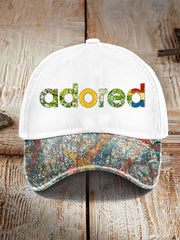 Unisex Lemon Roses Music Lover Printed Hat