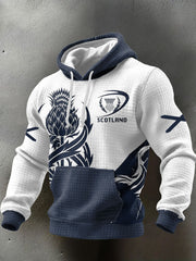 Herren Schottland Rugby-Liebhaber Kapuzenpullover mit Aufdruck
