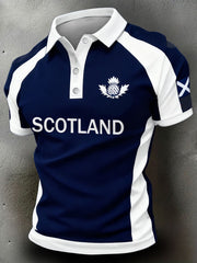 Herren Schottland Rugby-Liebhaber Bedruckte Freizeit-Tops