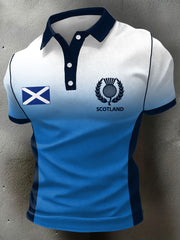 Herren Schottland Rugby-Liebhaber bedruckte Freizeit-Oberteile