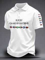 Unisex 6 Nations Rugby Lover bedruckte Freizeit-Oberteile