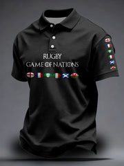 Unisex 6 Nations Rugby Lover bedruckte Freizeit-Oberteile