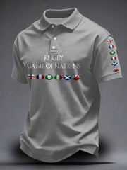 Unisex 6 Nations Rugby Lover bedruckte Freizeit-Oberteile