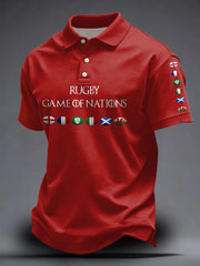Unisex 6 Nations Rugby Lover bedruckte Freizeit-Oberteile