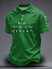 Unisex 6 Nations Rugby Lover bedruckte Freizeit-Oberteile