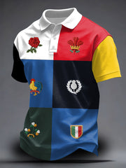 Unisex 6 Nations Rugby Liebhaber Bedruckte Freizeit-Oberteile