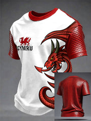 Herren Wales Waliser Liebhaber Bedrucktes T-Shirt
