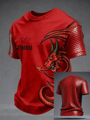 Herren Wales Waliser Liebhaber Bedrucktes T-Shirt