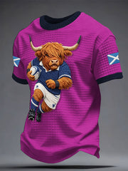 Herren T-Shirt mit Aufdruck „Scotland Rugby Lover“