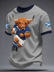 Herren T-Shirt mit Aufdruck „Scotland Rugby Lover“