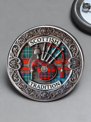 Scotland Rugby Lover Printed Pins