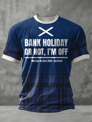 Herren T-Shirt mit Aufdruck „Scotland Football Lover“
