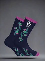 Bedruckte Socken für schottische Rugby-Fans