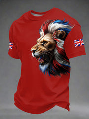 Herren T-Shirt im britischen Stil mit Aufdruck