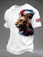 Herren T-Shirt im britischen Stil mit Aufdruck