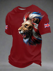 Herren T-Shirt im britischen Stil mit Aufdruck