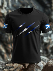Herren T-Shirt mit Schottland-Flagge