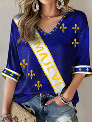 Damen Bosnien ZMAJEVI Fußball Liebhaber Bedrucktes T-Shirt