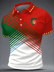 Herren Portugal Fußball Print Freizeit-Oberteil