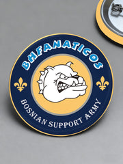 Bosnia Football Lover ZMAJEVI Printed Pins