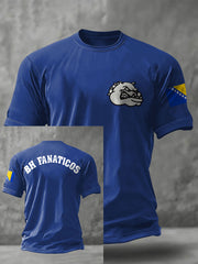 Herren Bosnien Fußball-Liebhaber ZMAJEVI bedrucktes T-Shirt