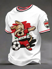Herren-T-Shirts Irak-Fußball