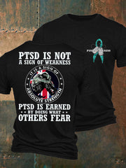 Herren-T-Shirt „PTSD Awareness Veteran“