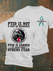 Herren-T-Shirt „PTSD Awareness Veteran“