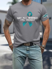 Herren T-Shirt „PTSD-Awareness für Veteranen“