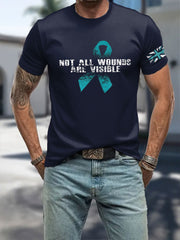 Herren T-Shirt „PTSD-Awareness für Veteranen“