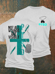 Herren-T-Shirt „PTBS-Bewusstsein für Veteranen“
