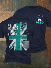 Herren-T-Shirt „PTBS-Bewusstsein für Veteranen“